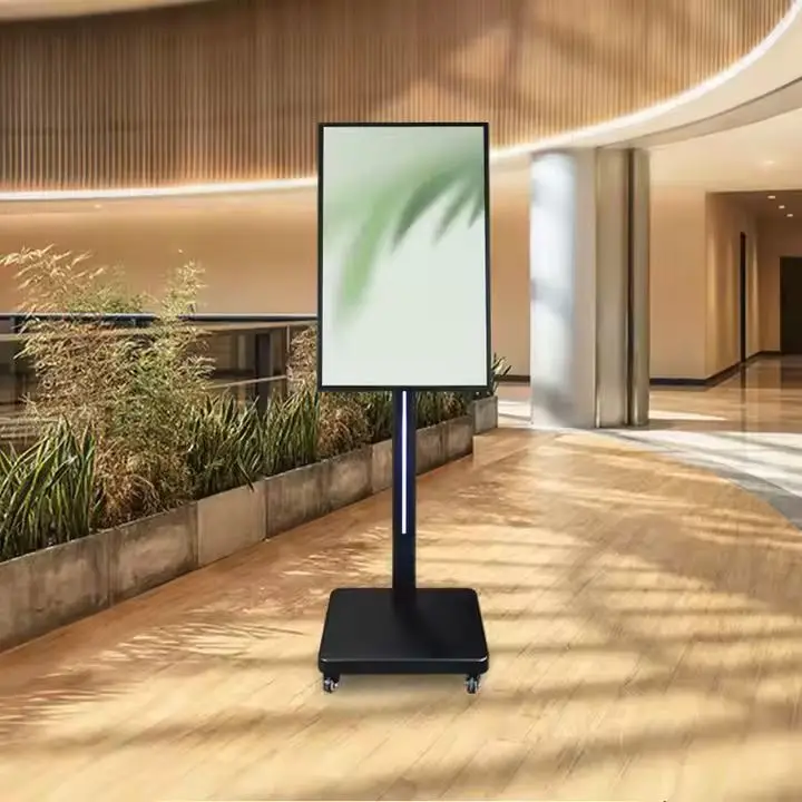 

Smart LCD Advertising Display Battery-Powered Portable Touch Screen Digital Signage for Retail Stores Elevators