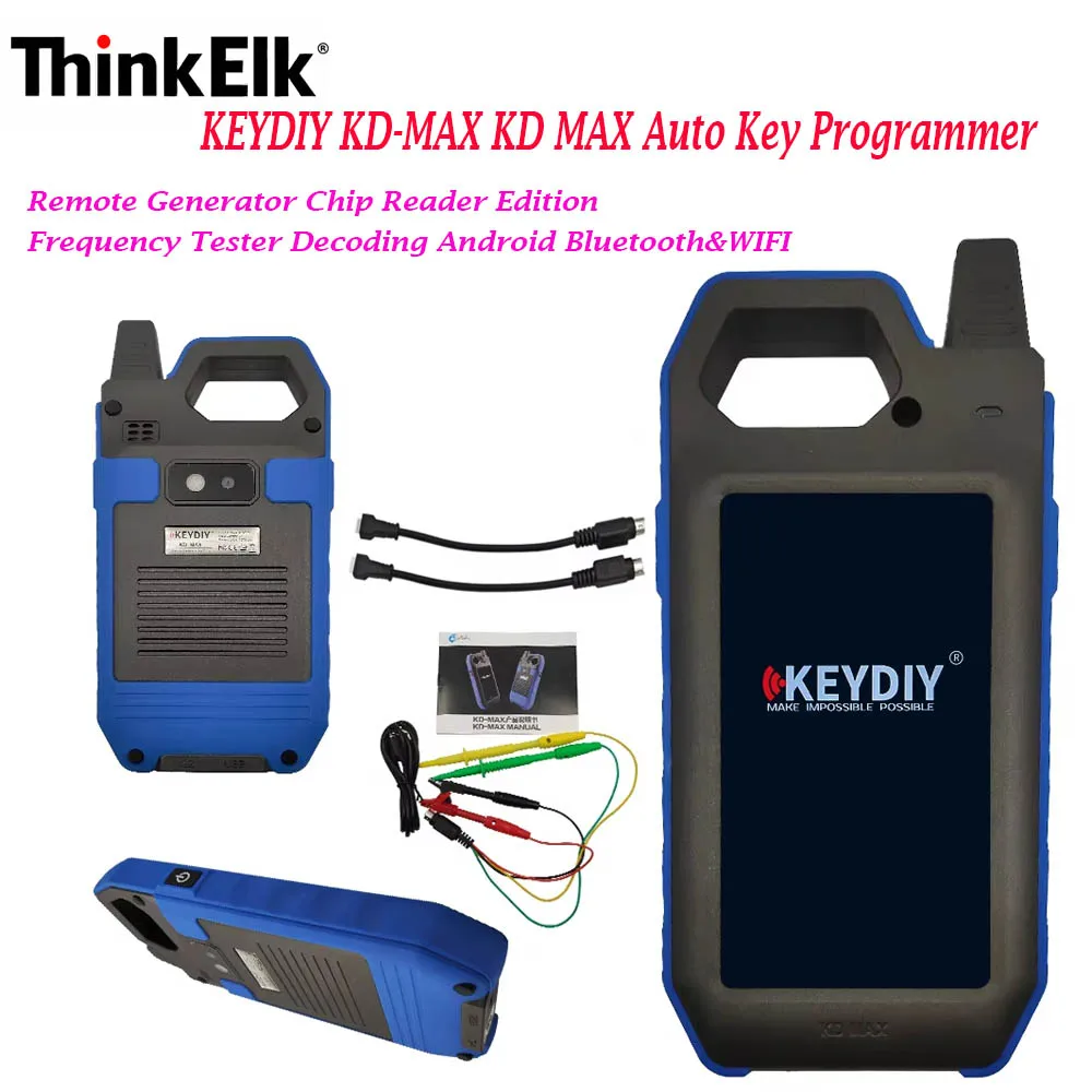 

С 5,0-дюймовым ЖК-дисплеем KEYDIY KD-MAX KD MAX Автомобильный программатор ключей и генератор пультов дистанционного управления