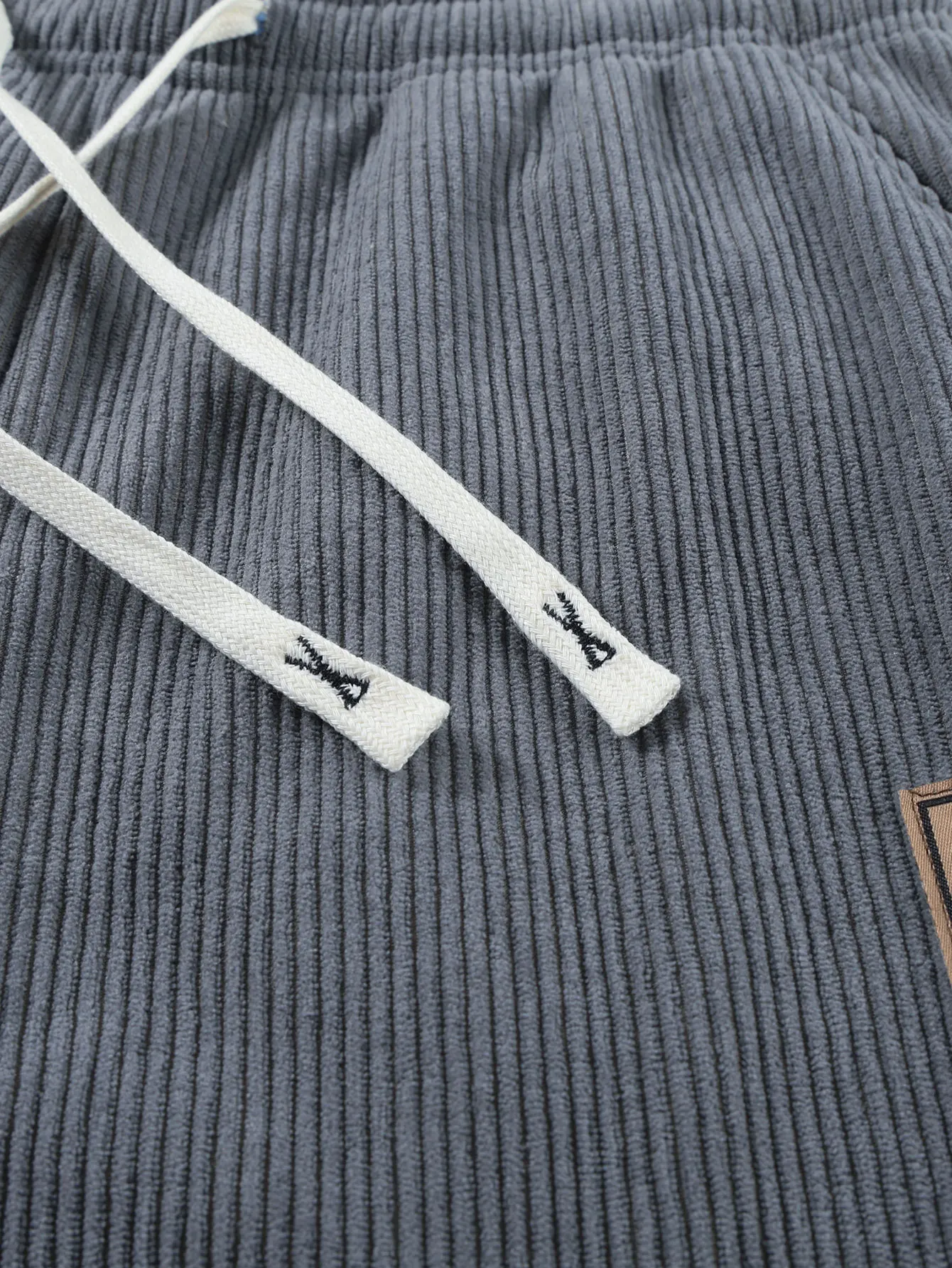 Winter Herren 2er-Pack Fleece Warme Cordhose mit Kordelzug Lässige Hose für Männer Kälteschutzkleidung Thermisch Gefütterte Sportbekleidung – Detail 5