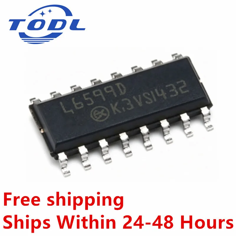 (10piece)100% New L6599D L6599 L6599DTR L6599AD L6599ADTR sop-16 Chipset