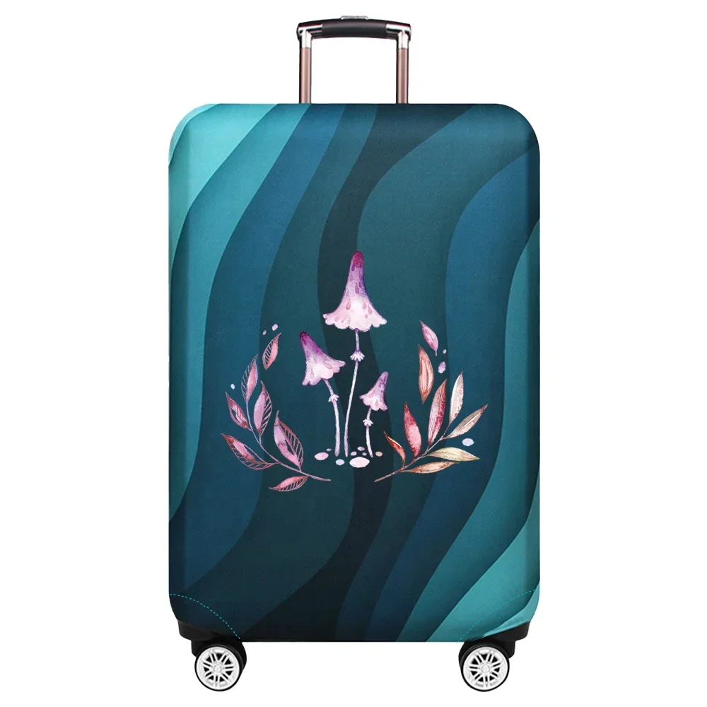 Luggage Protective Cover Dust Cover Anti-Scratch Portable Suitcase Trunk Holders Case Travel Accessories Mushroom Printing