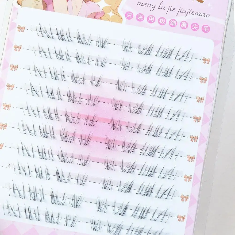 Faux-cils auto-adhésifs sans colle pour femmes, ailés, moelleux, naturels, épais, Manga, réutilisables, élargis, faciles à appliquer