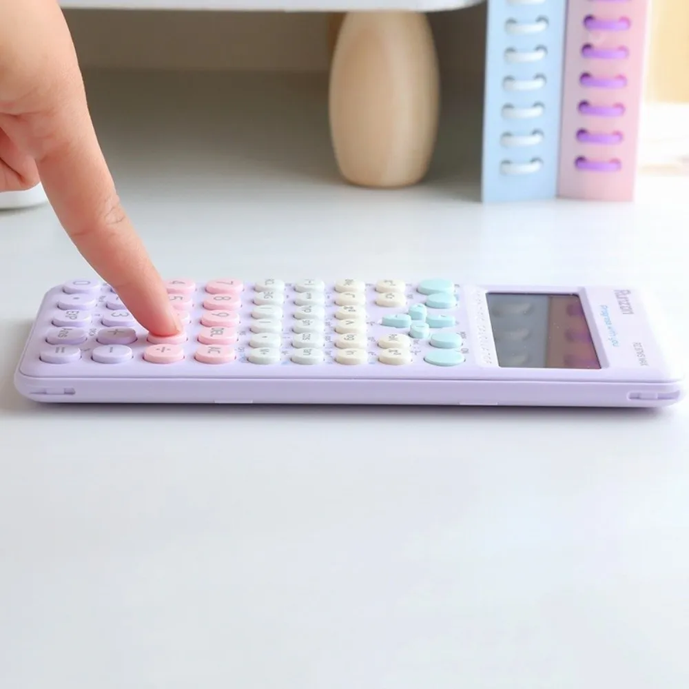 

Научный инженерный калькулятор с 240 функциями, 12-разрядным дисплеем, двухстрочным математическим калькулятором, многофункциональный, стандартный