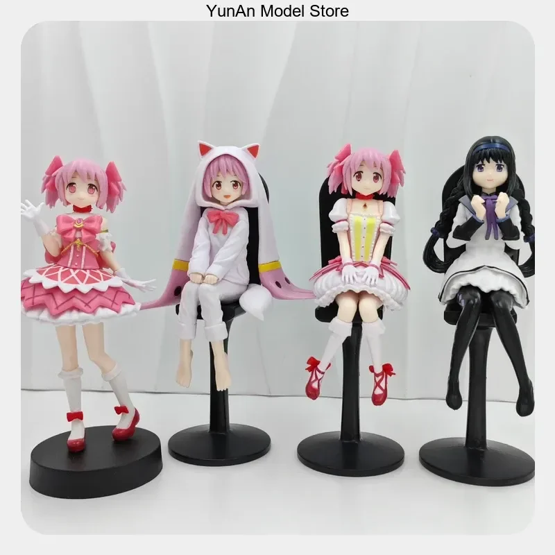 Figura Coleccionable de Anime Homura Akemi en Pijama, Madoka Magica Bishoujo, Adorno Decorativo para Escritorio, Juguetes y Regalos