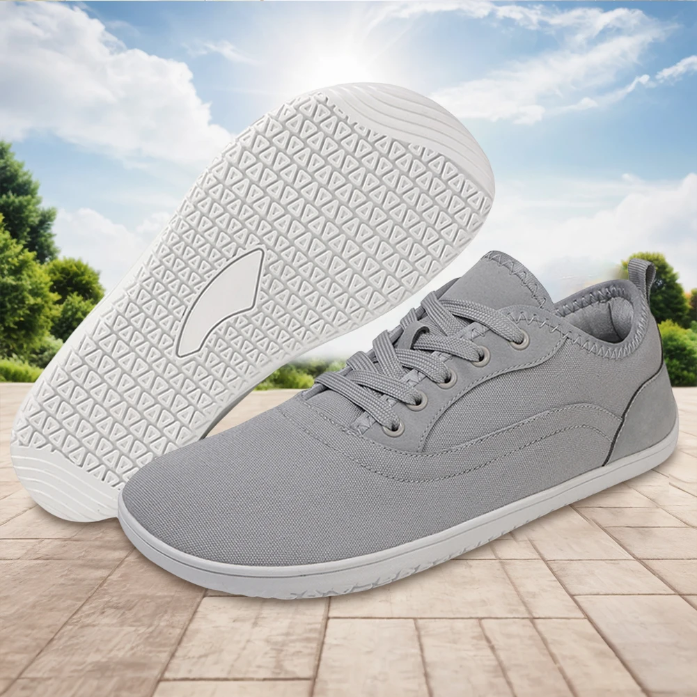 

Minimalist Barefoot Shoes Wide Barefoot Shoes Breathable Casual Walking Shoes Non Slip Cross Training Sneakers for Men Women