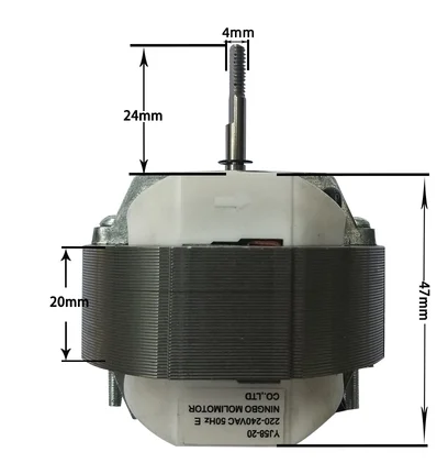 YJ58-12/16/20 Shaded pole Asynchronous motor coil 220v Ventilation Fan Heater Replacement Accessories