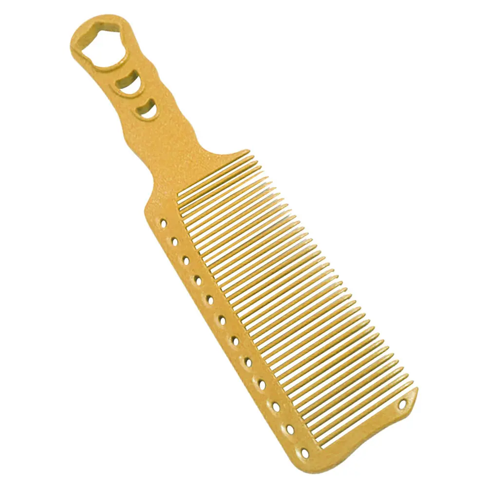 Resin Hair Cutting Comb Yellow Professional Anti- Lightweight Hair Shearing Tool Haircut Supplies Accessories for Men view 6