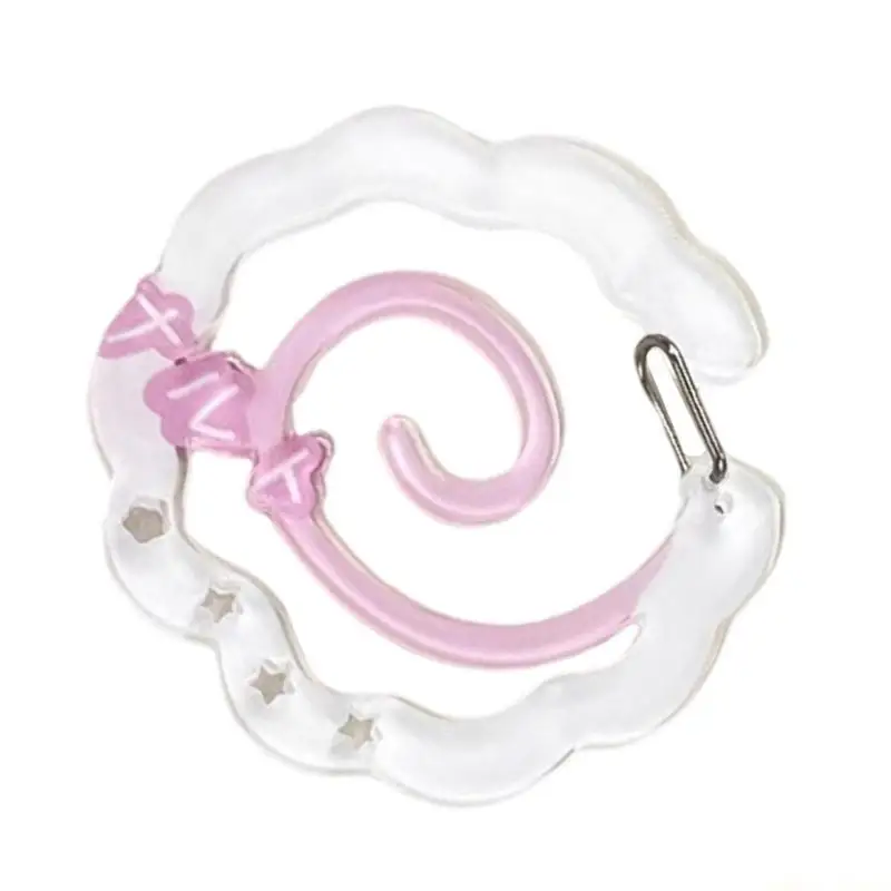 31BF Multi Color Carabiner Holder for Students Ita Bag Decoration Buckle Keychain Accessories Stylish Handbook Pendant