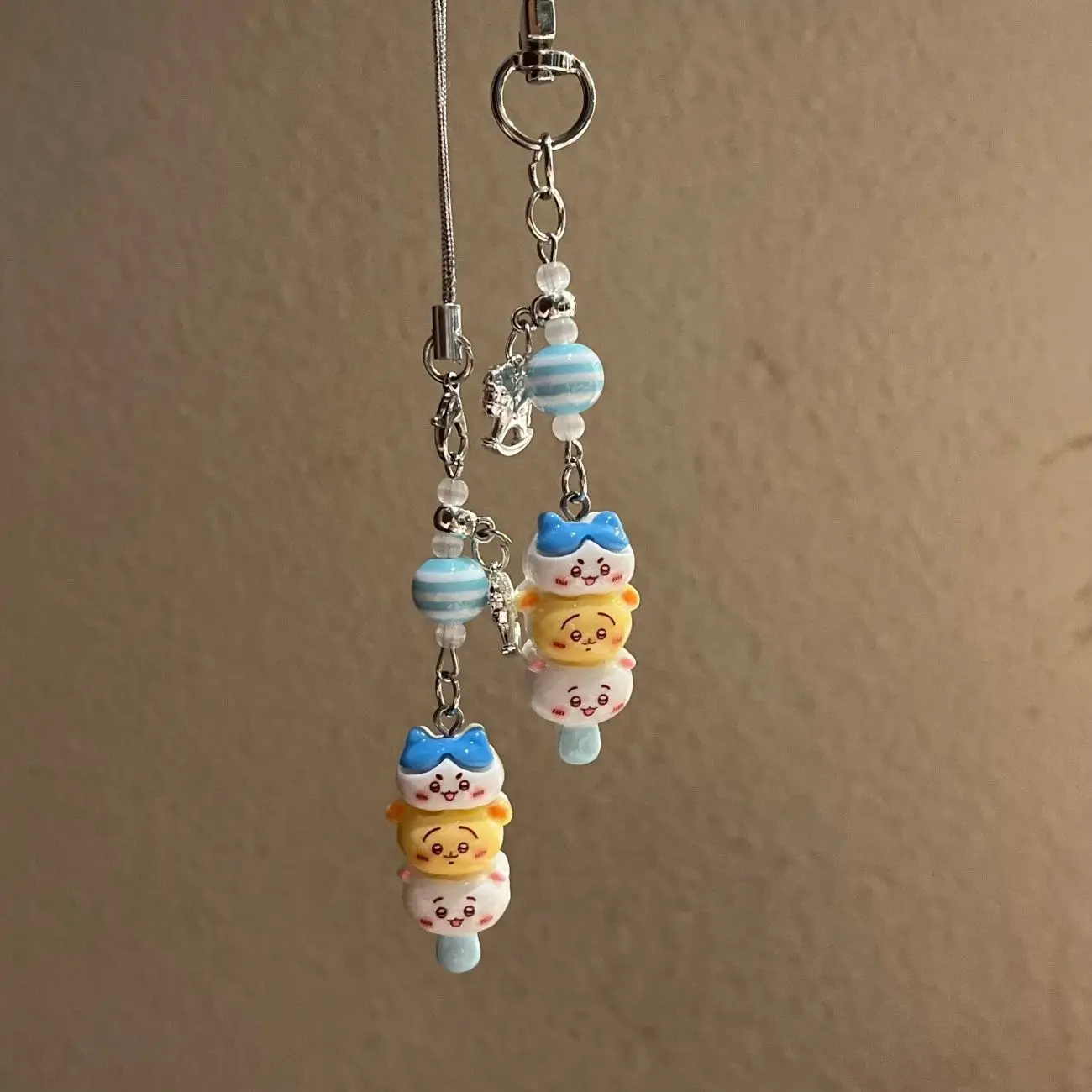 Kawaii Chiikawa Small Eight Ji Yi Usagi Keychain Creative Cartoon Sugar Gourd Bag Pendant Gift for Student Cartoon Lovely Cute