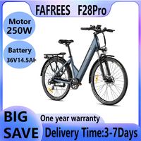 FAFREES F28 Pro 27.5'' Step-through City Electric Bike 25Km/h 250W Brushless Motor 36V14.5Ah Battery urban commuting E-Bike