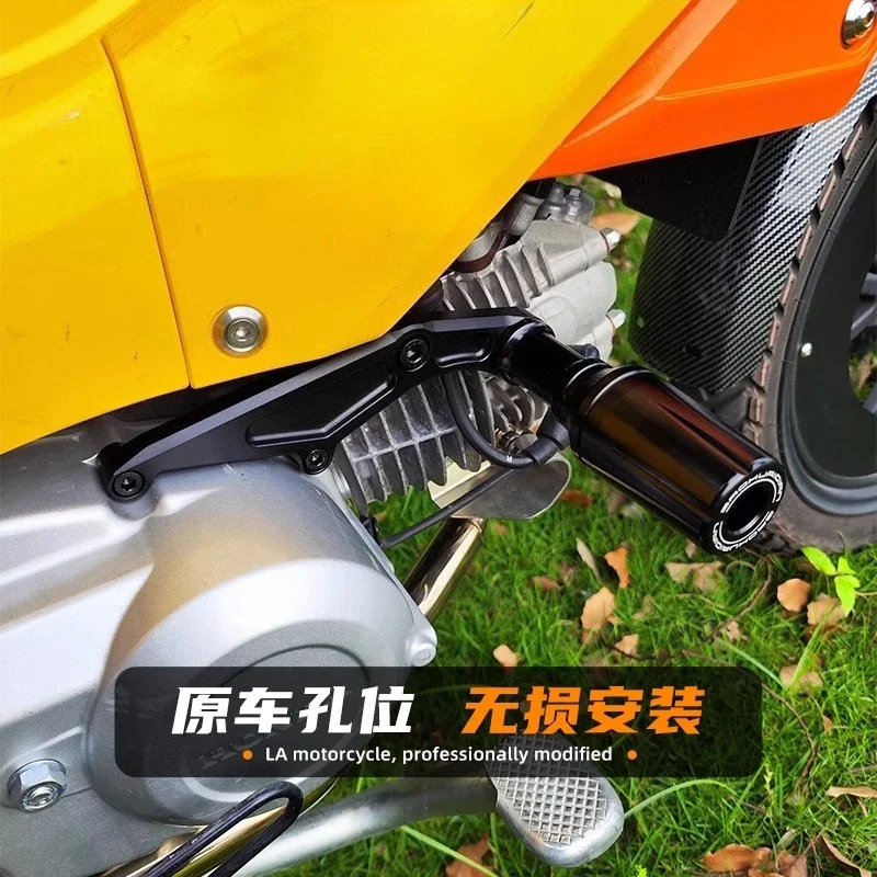 Suitable for Honda Cub CC110 modified aluminum alloy anti-drop rod anti-rollover anti-drop head stainless steel horizontal pull