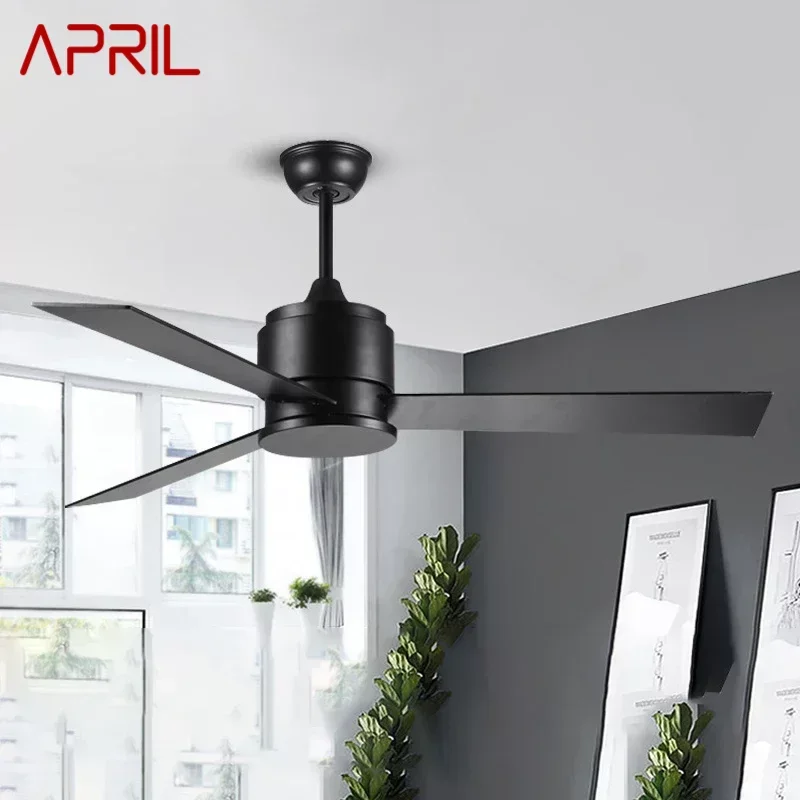 APRIL Nordic Without lights Ceiling Fan Modern Minima lism Living Room Bedroom Study Cafe Hotel