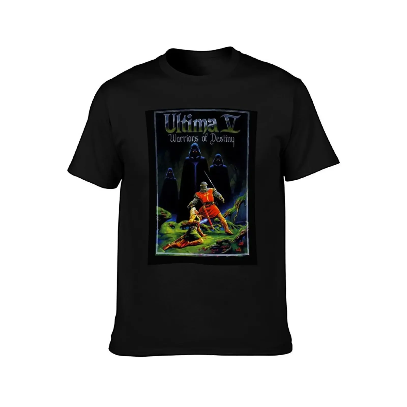 Classic Game Covers - Ultima V T-Shirt street wear plain vintage clothes compression shirt men