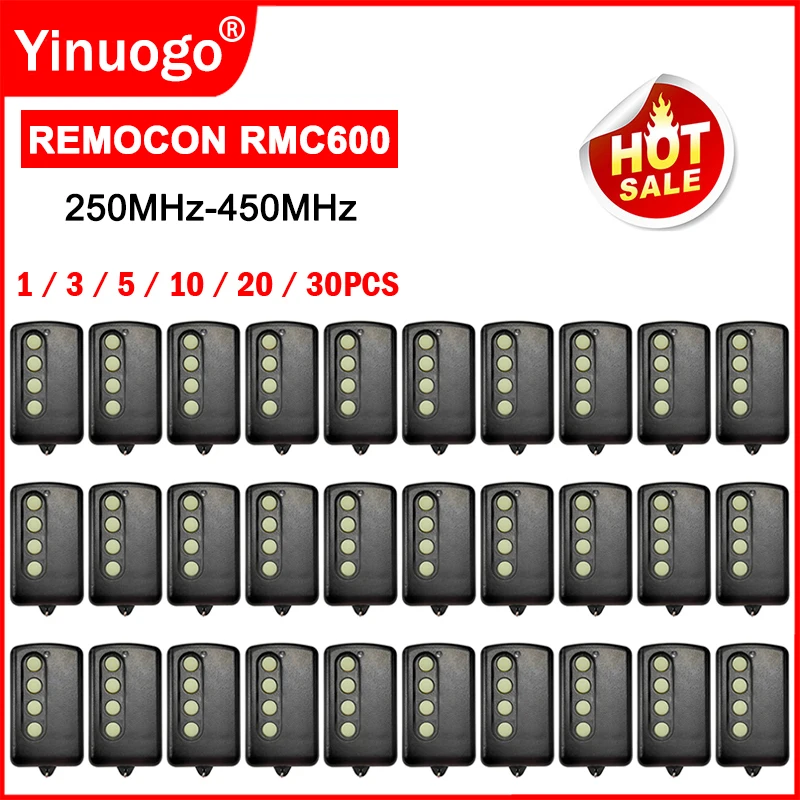 REMOCON RMC600 RMC-600 LRT-1 RMC610 RMC555 Garage Door Remote Control Duplicator 250MHz-450MHz Fixed Code Adjustable Frequenecy