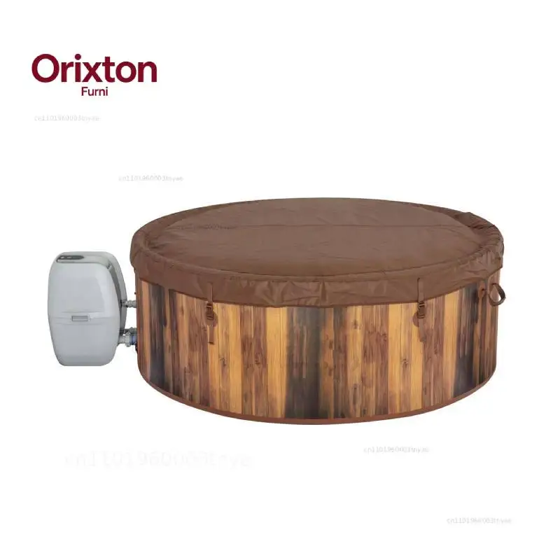 Bathtub Dropstitch Spa Hot Tub 208*65CM Outdoor Indoor Bubble Hot Tub Hang-up Model, Portable Outdoor Garden Whirlpool Spa Tubs