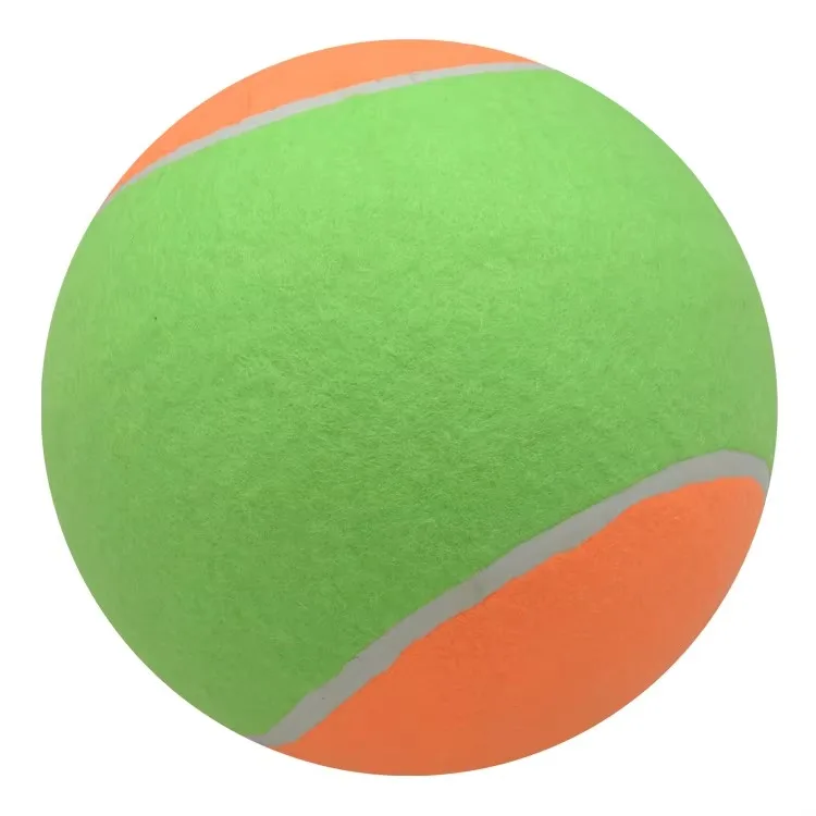 Size 6-8.5 Yellow Inflatable Giant Tennis Balls Promotional Sports Toy