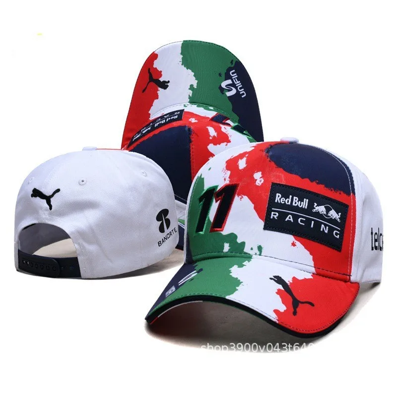 ريد بول 2025 نمط جديد قبعة بيسبول صلبة للسيارات، F1، فريق، دراجة نارية، قبعة بواقٍ للشمس مطرزة، عصرية، للتصدير Tra