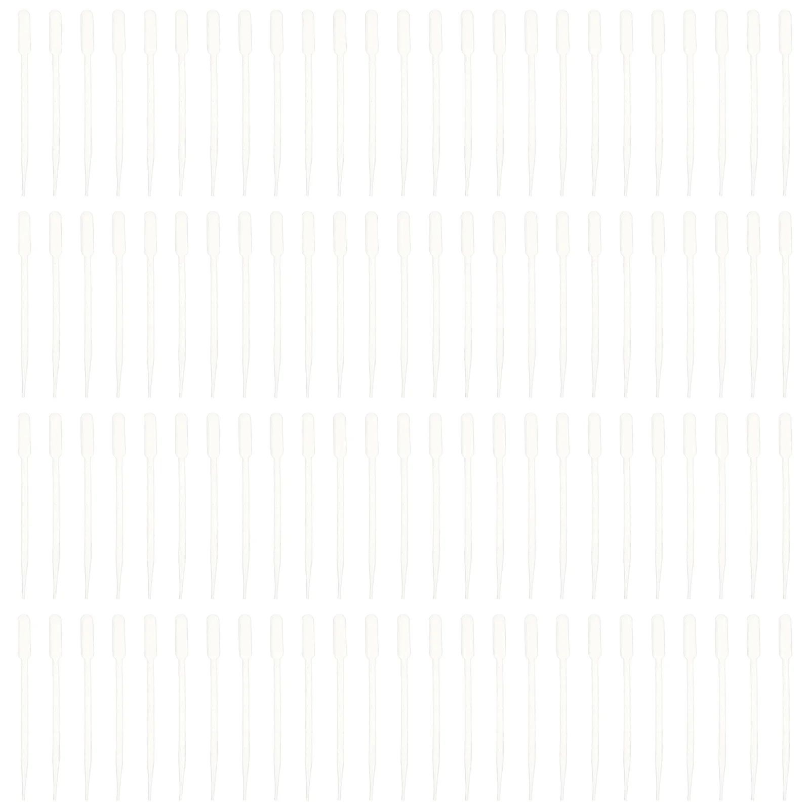 

100Pcs Disposable Pipette Droppers Plastic Calibrated 5ml Easy Grip Transfer Liquid Measuring Dropper for Essential Oils