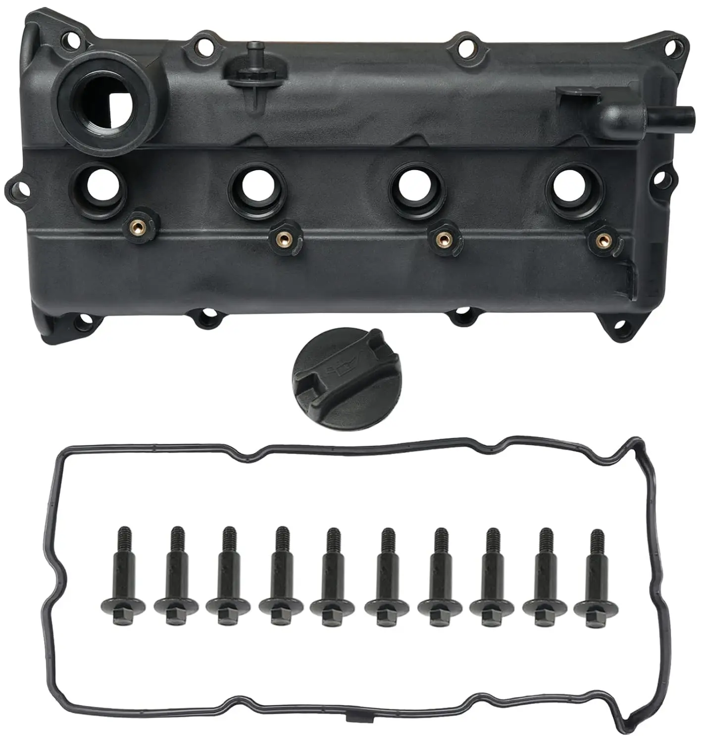 

13264-3Z001 Engine Valve Cover with Gaskets, Compatible with 2002-2006 Nissan Sentra Altima QR25DE 2.5L Replaces 264-982