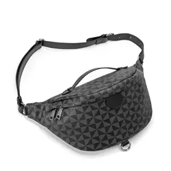 Printed leisure chest bag men and women multifunctional outdoor sports cell phone waist bag men's fitness cycling bag