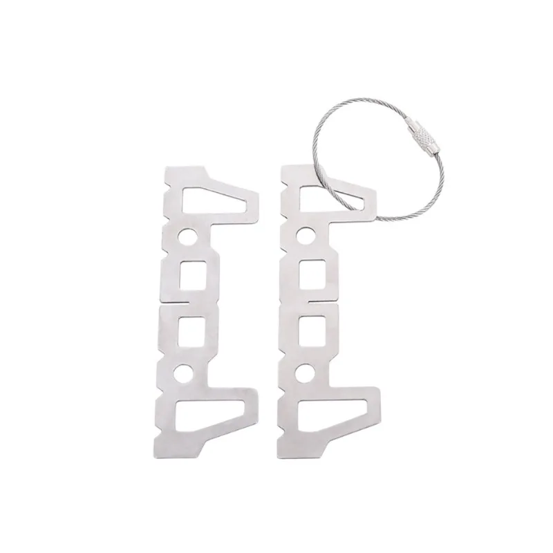 1 Pair Stainless Steel Alcohol Stove Cross Stand Stable Pot Support Rack Outdoor Camping Travel Furnace Accessory view 4