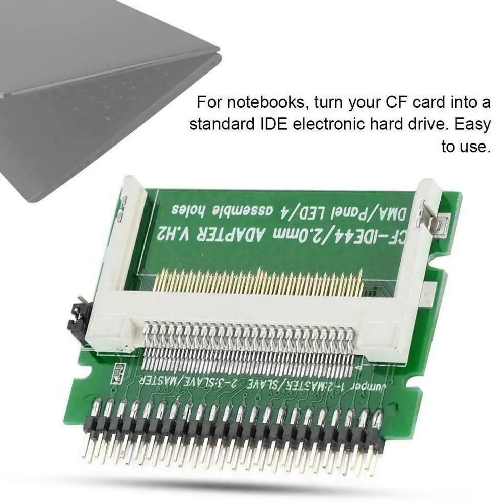 

CF Compact Flash Memory Card To Laptop 2.5" 44 Pin Drive Board Hdd Ide Adapter Hard Male Electronics Disk Card Conversion