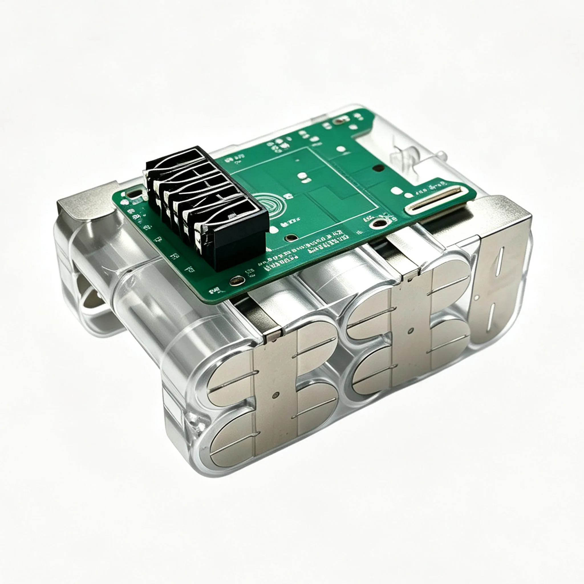 Transparent Lithium Batteries Case BMS PCBA Circuit Board For Dewalt 20V Li-ion Battery Storage Box 10X18650 Housings Kit Shell view 4