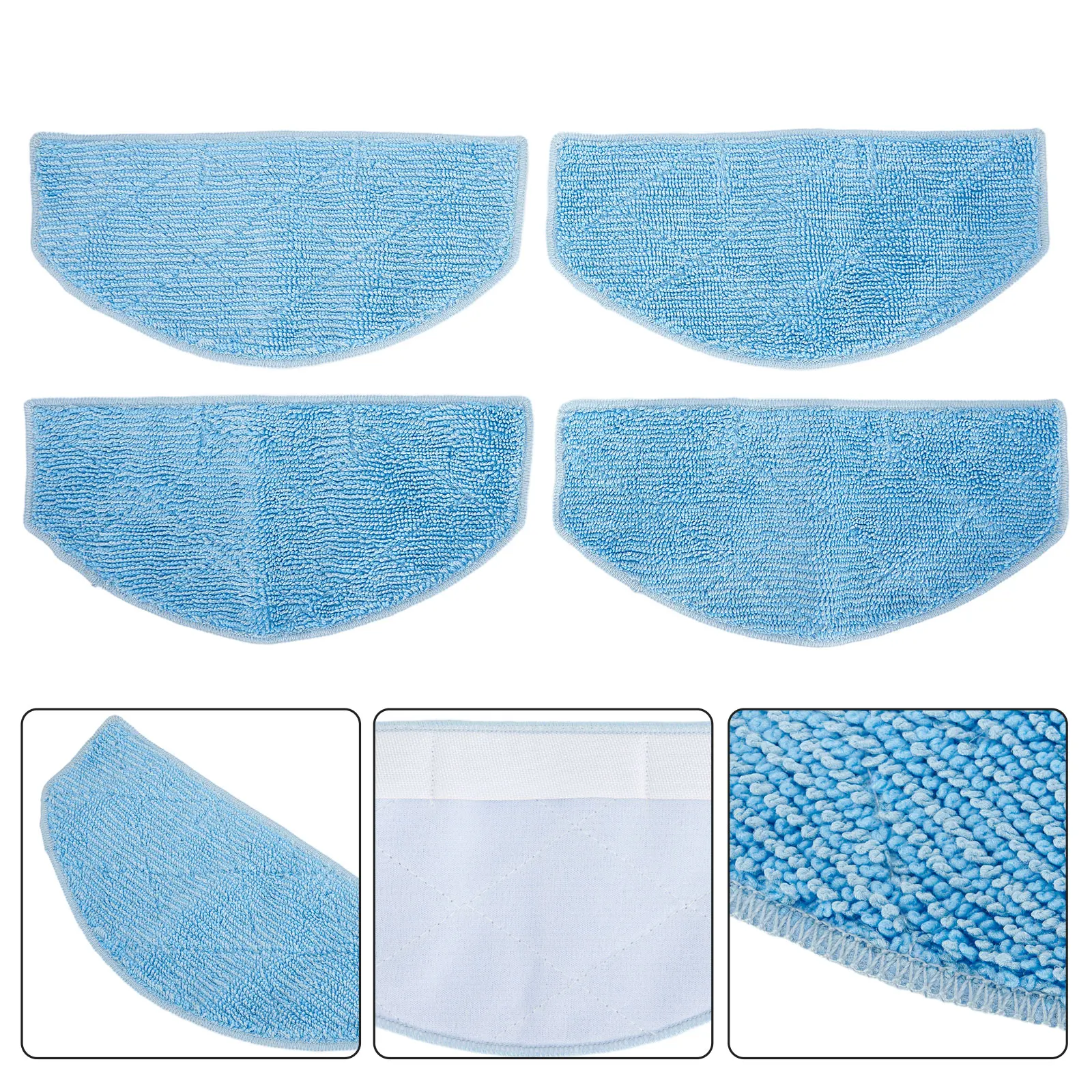 Washable Mop Cloths for Tikom G8000 Pro and For Honiture For G20 Vacuum Cleaner 4/10 Pack of Replacement For Pads