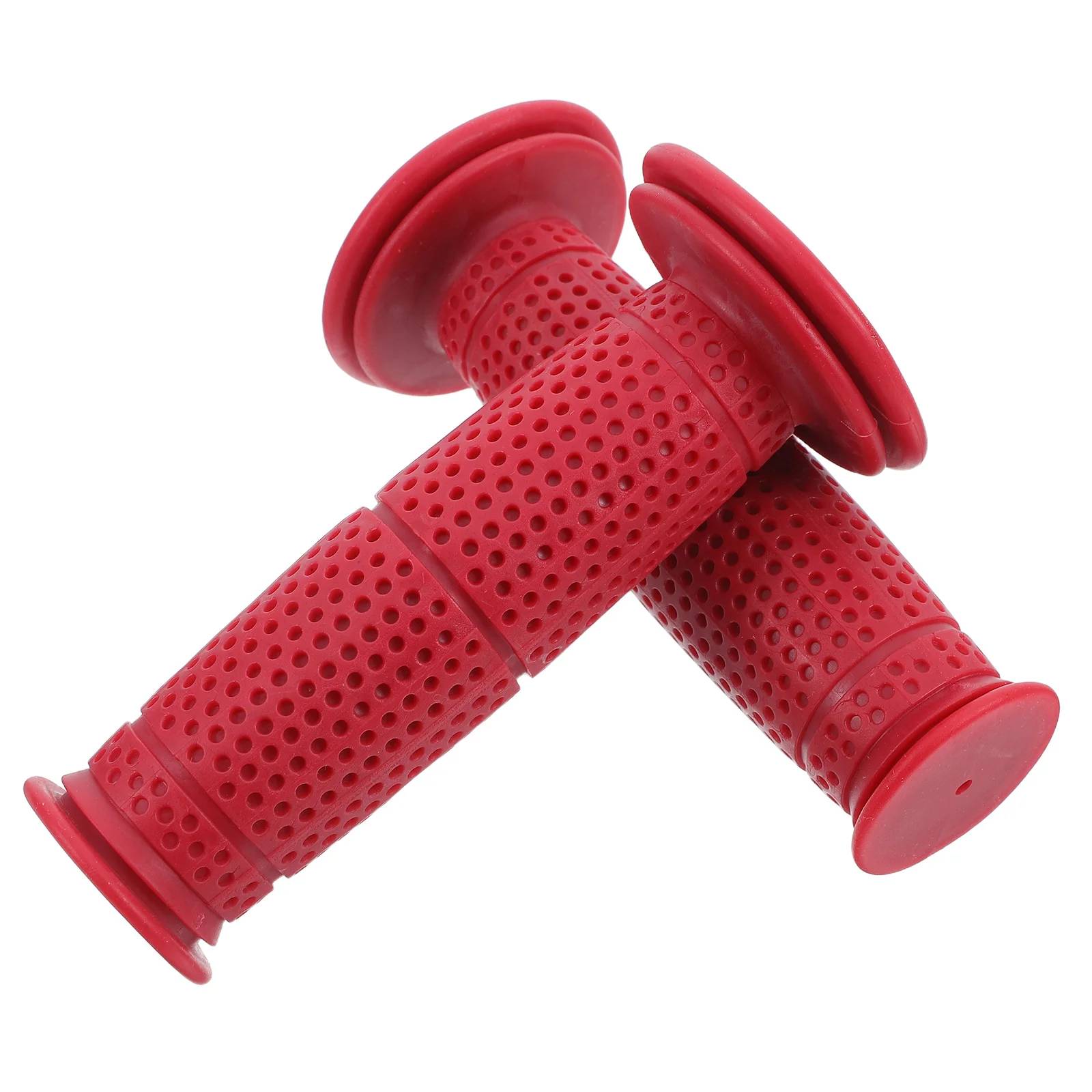 

2pcs Vintage Motorcycle Rubber Handlebar Grips Non Slip Universal Fit For Bike Atv Dirt Motorbike Red Handle Grips Motorcycle
