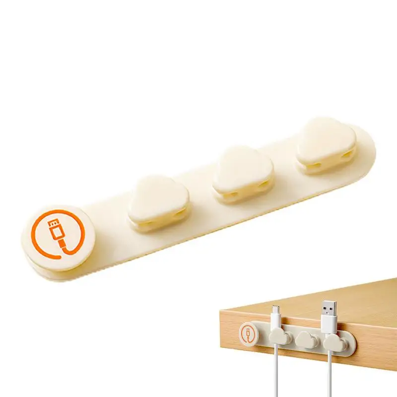 Cable Organizer Management Wire Holder Flexible USB Cable Winder Tidy Clips For Mouse Keyboard Earphone Protector
