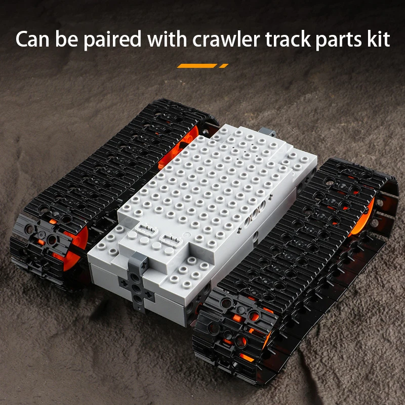 Compatible With LEGO Mecanum Wheel Stunt Drift Car MOC Bricks Toys High-Tech 8 Channels Chassis Frame Building Blocks Retrofit
