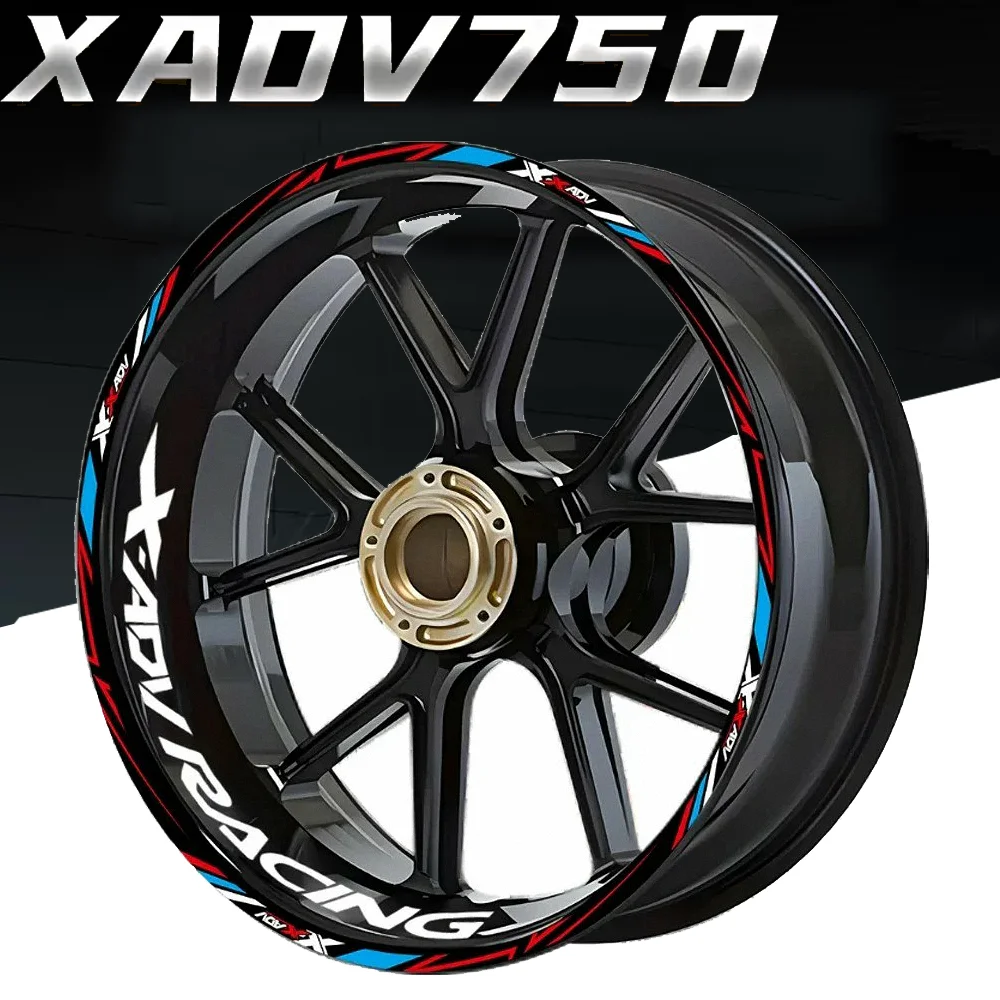 For Honda X ADV 750 150 Wheel Sticker Motorcycle Accessories Protection Rim Tires Decal XADV750 XADV150 XADV 2017 2021 2023 2024