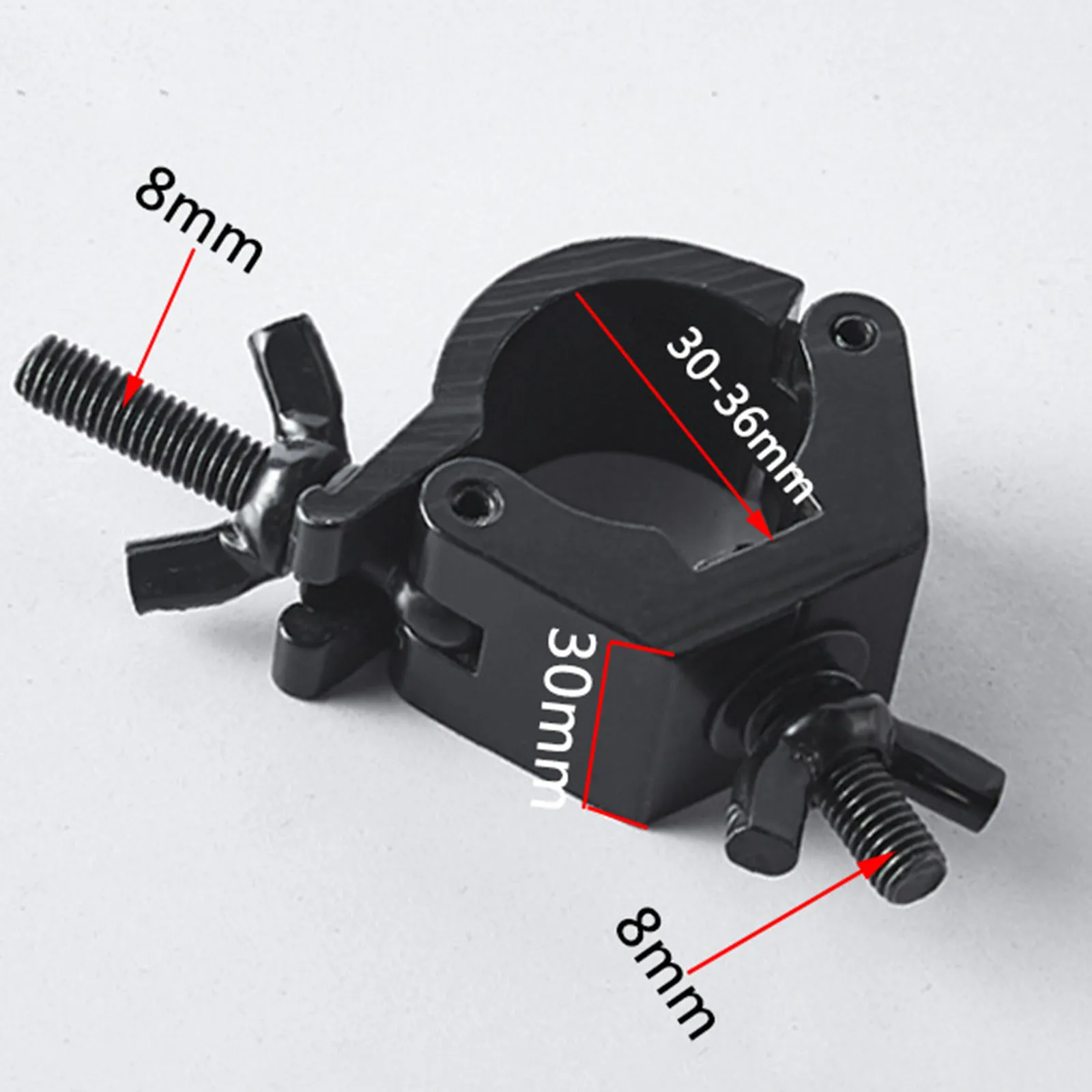 Heavy Duty Single Head Swivel Clamp Aluminum DJ Light Clamp Stage Lighting Clips for LED Par Moving Head Beam Spot Clamps