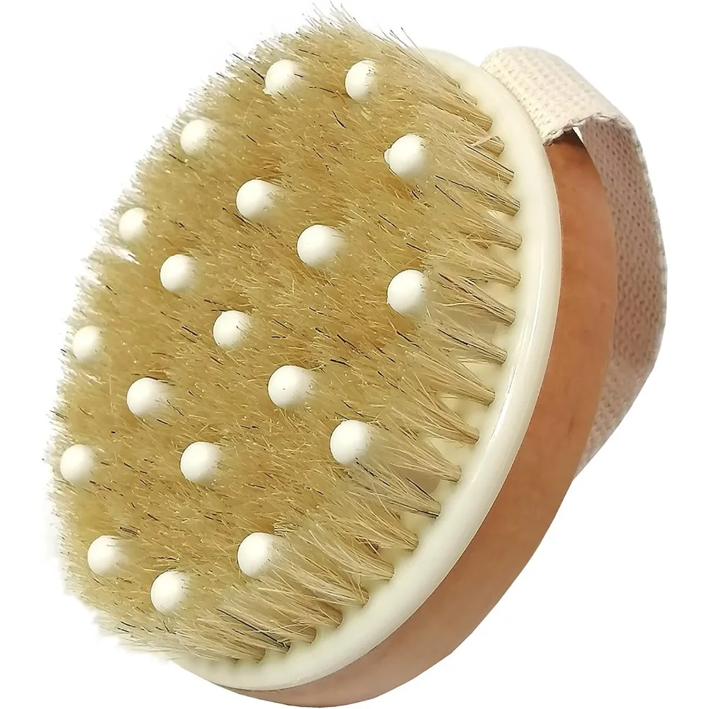 Natural Bath Brush for Improved Circulation and Skin Detoxification