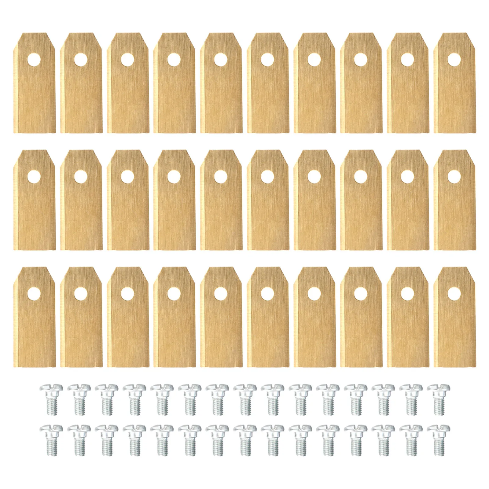 9/18/30 Stück Ersatzmesser Rasenmähermesser 43mm Teile für Roboter-Rasenmäher Set Garten Rasenmähermesser Zubehör – Detail 28