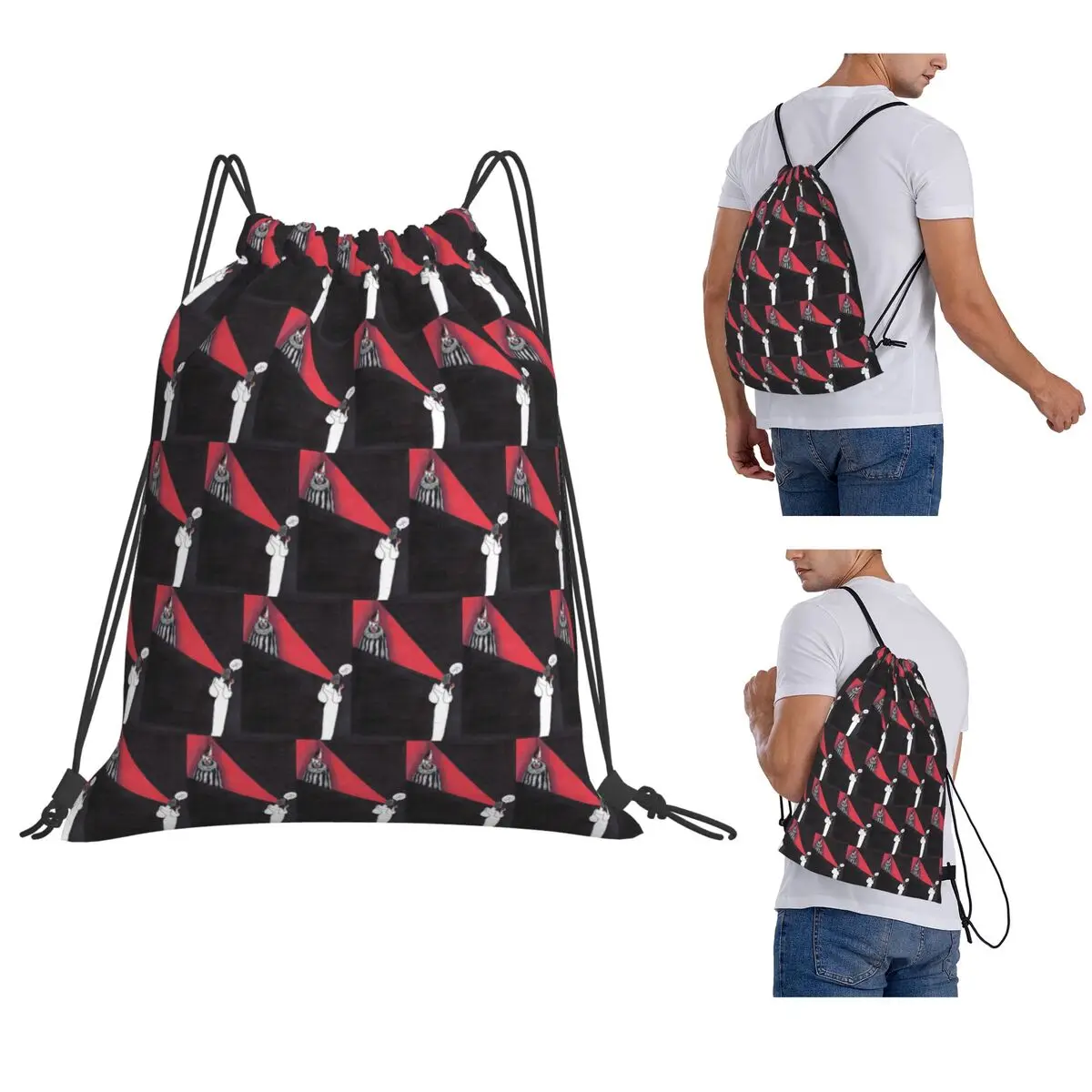 

Ugh, The Clown Backpacks Multi-function Drawstring Bags Sports Bag Book Bags for Travel School