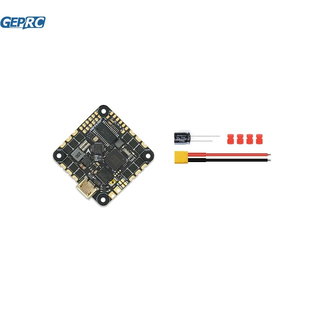 

GEPRC GEP-F411-35A AIO (F411 FC 35A 2-6S 8 бит BLS ESC 26,5 мм/M2) для DIY RC FPV квадрокоптер дрон запасные аксессуары Запчасти