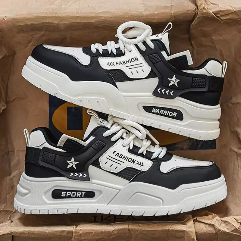 

Trend Fashion Men Casual Flats Shoes 2026 New Comfortable Youth Skateboard Shoes Outdoor Breathable Men Sneakers Tenis Masculino