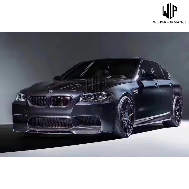 F10 F18 Car Body Kit Carbon Fiber Front Lip Splitter for Bmw 5 Series F10 F18 ANM5 V Car Styling