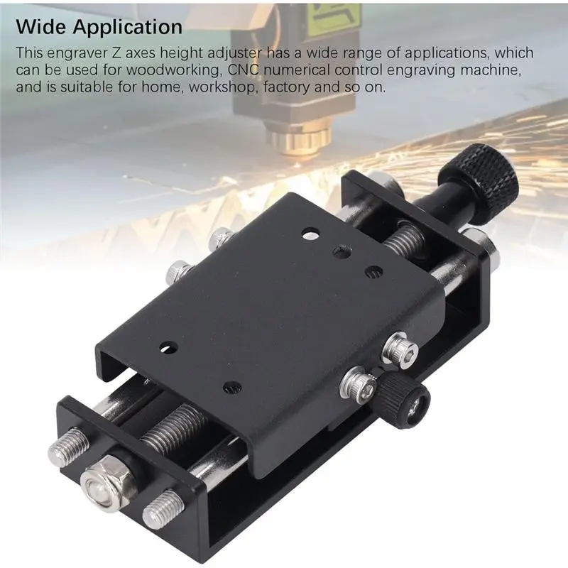 ABVG-Adjustable Height Z Axis-Lifting Module Bracket In Stainless Steel For CNC Carving Machine For TTS 55 PRO