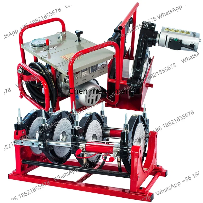 A55 Pipe hydraulic semi-automatic hot melt butt welding machine steel wire skeleton welding machine milling cutter plastic pipe