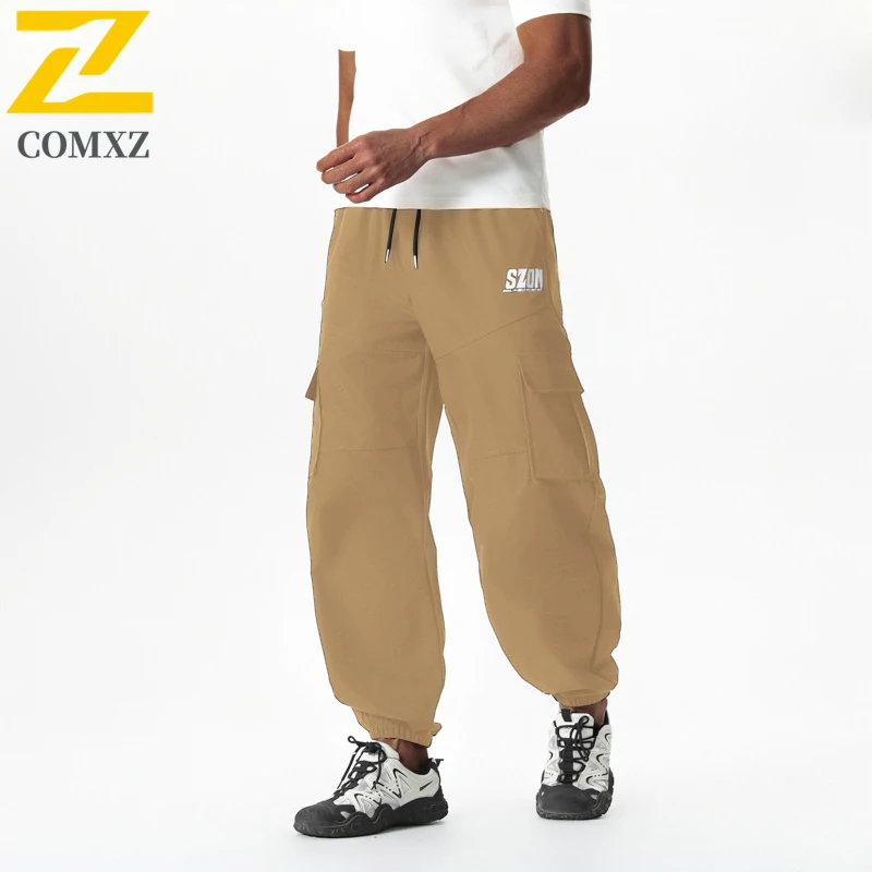 Men Casual Pants Summer Trend Korean Version Fashionable Daily Commuting Harem Pants Big Size Street Versatile Teenage Men Pants