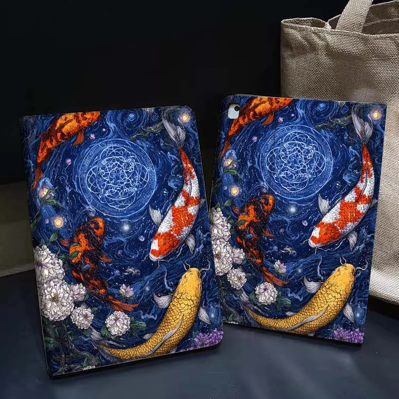 

Chinese Dragon Pattern Art Tablet Case For Apple iPad Air Pro mini 1 2 3 4 5 6 7 8 9 11 M2 M3 M5 M4 5th 6th 7th 10th 11th Gift