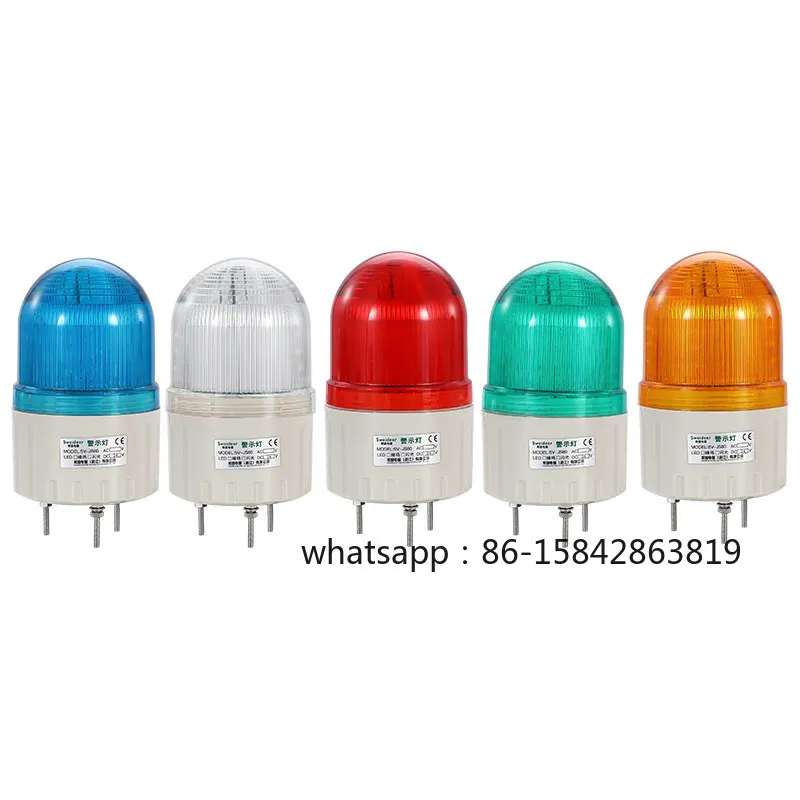 Spot Sound and Light Alarm SV-JS80 Warning Light Flashing Alarm Indicator 12V/24V/220V Warning Light
