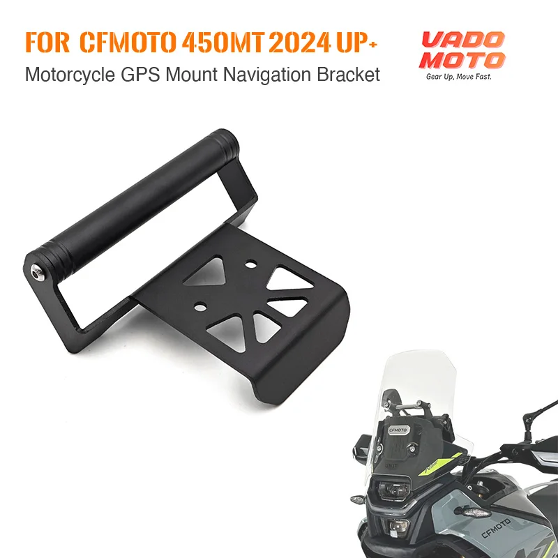 

for CFMOTO 450MT 2024 2025 Phone Holder GPS Mount Motorcycle Accessories Navigation Bracket Holding Bar Kit