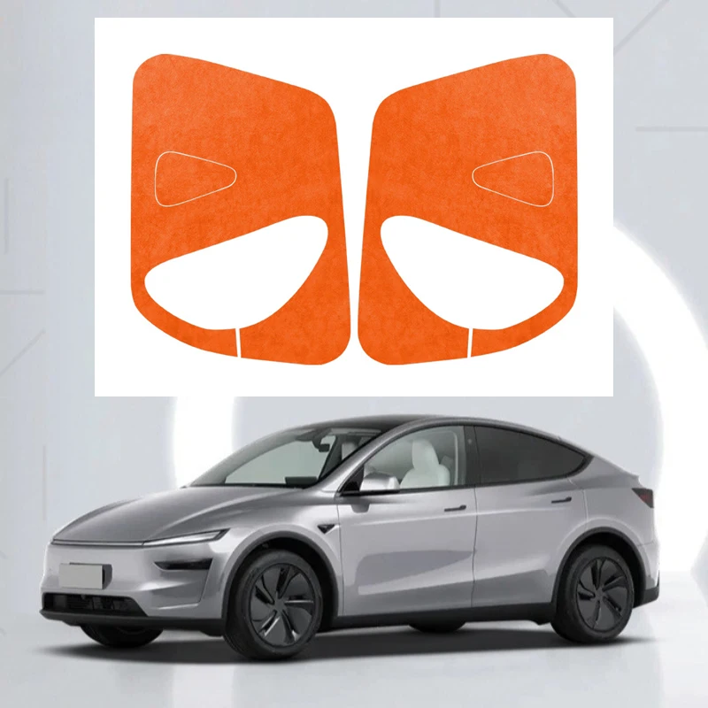 

Панель регулировки ремня безопасности для Tesla Model Y Juniper 2025, алькантара, замша, ультратонкая наклейка, украшение, аксессуары для интерьера