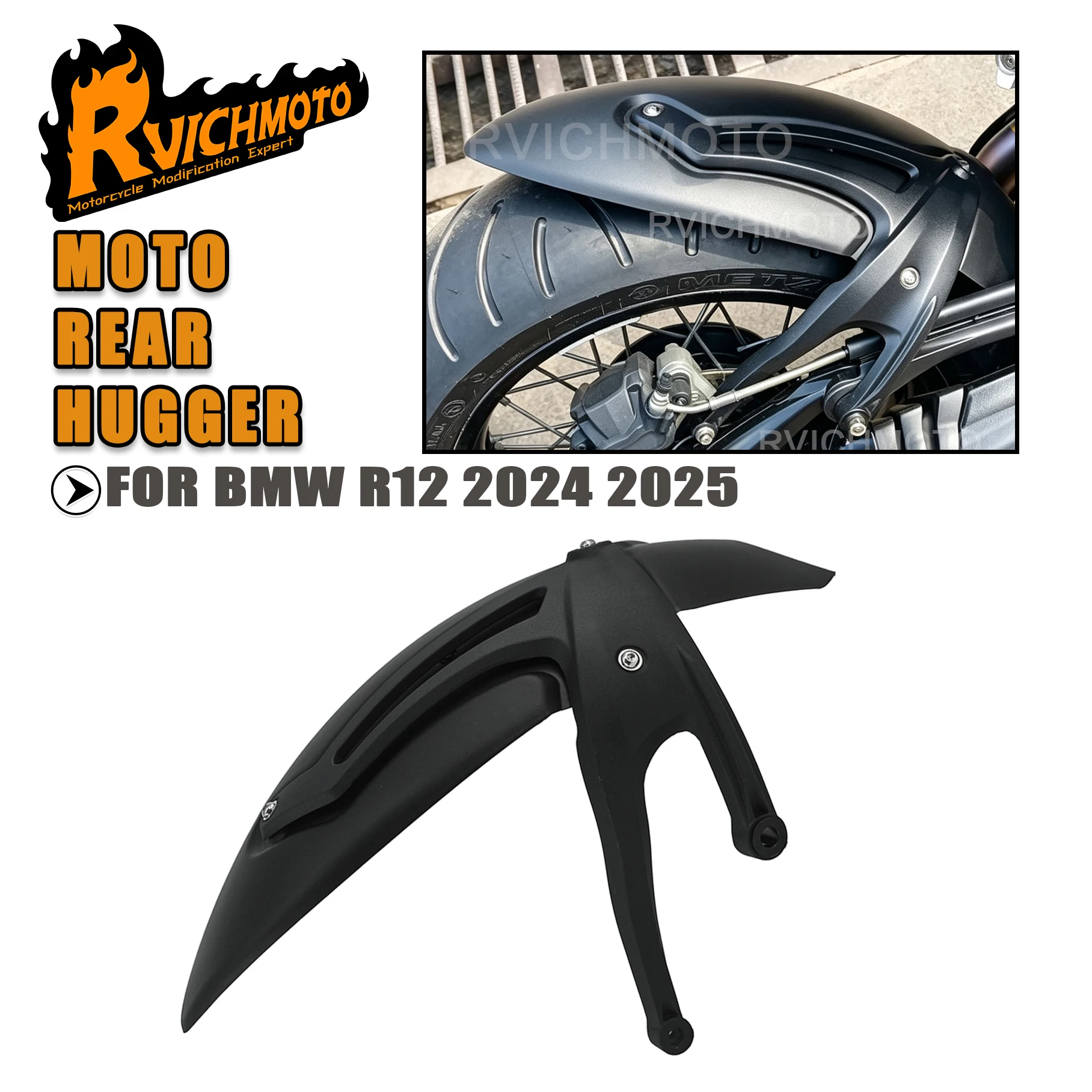 R12 NINET R 12 Motorcycle Rear Fender Hugger Mudguard Mud Flap Splash Guard Cover For BMW R12 NINET R 12 R12 NINET Accessories