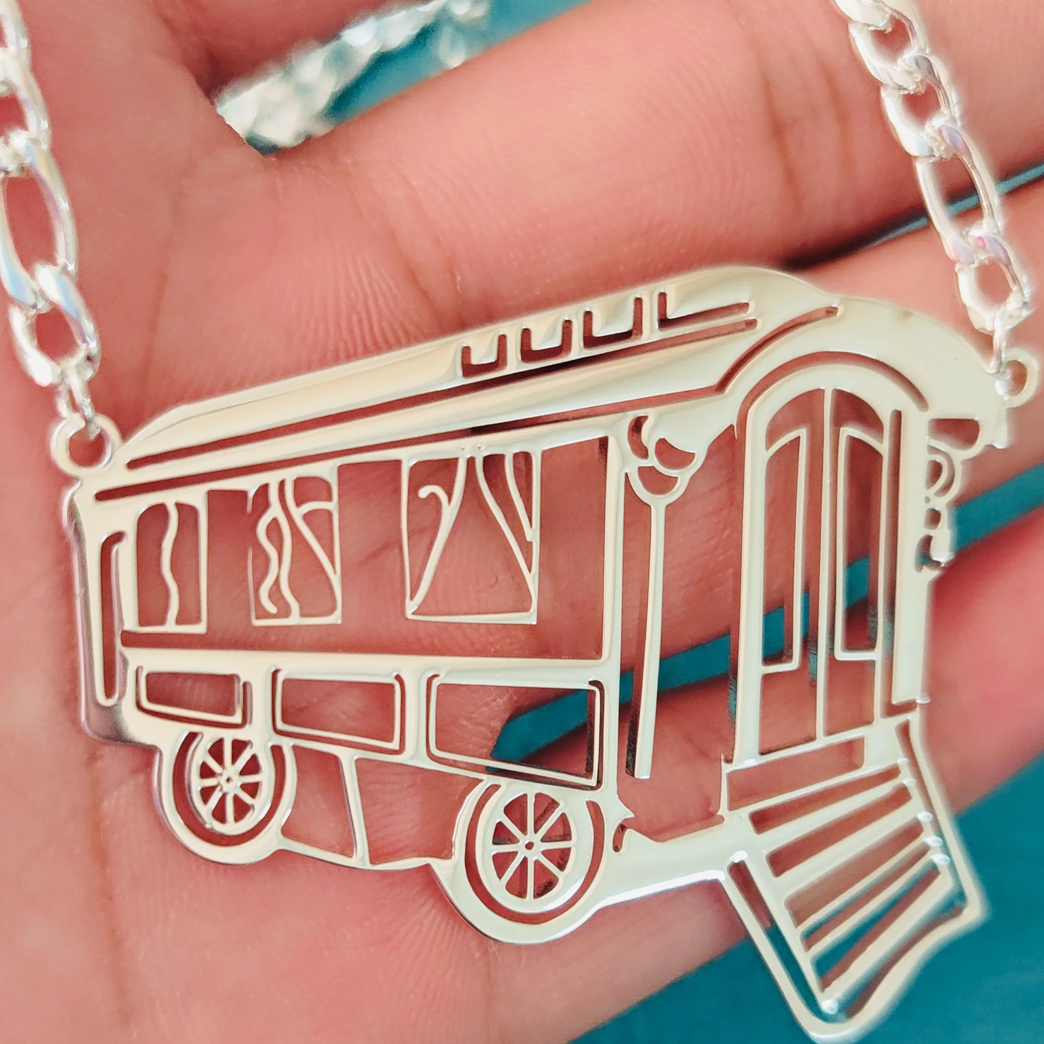 Customized Necklace with Car Custom Hollow Truck Pendant with Diamond Necklaces Any Cartoon Style Chain for Men's Birthday Gifts