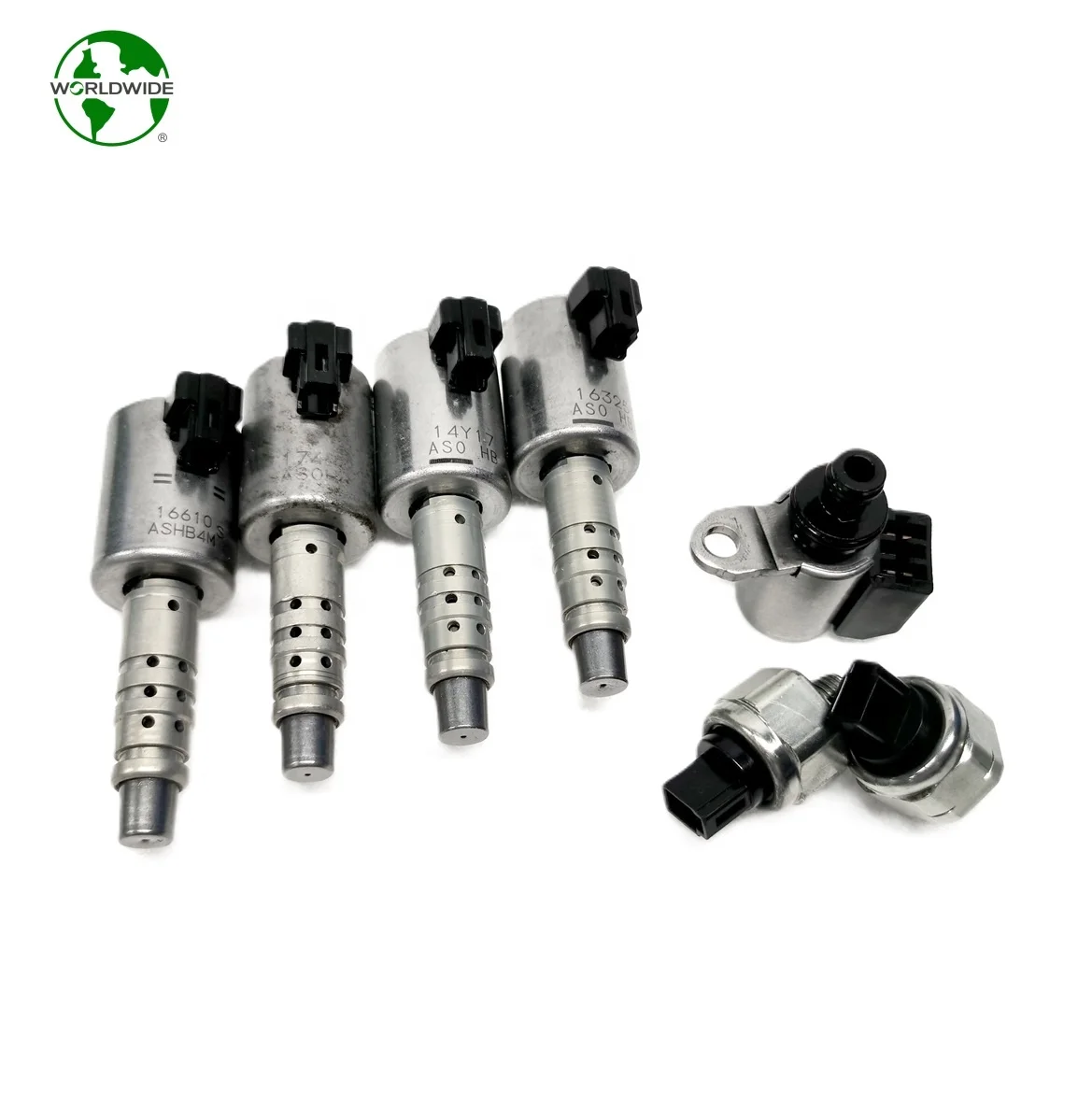 Wwt jf017e novo conjunto solennoid cvt8 conjunto completo solennoid (pressão * 4 tcc * 1 sensor * 2) peça de transmissão jf017e cvt8