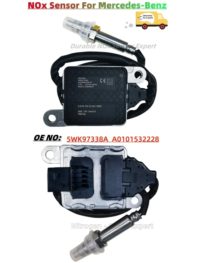 

5WK97338A A0101532228 a0101532228 NO xsensor Nitrogen Oxygen Sensor For Mercedes Benz For Detroit DD13 DD15 DD16 Freightliner Ca